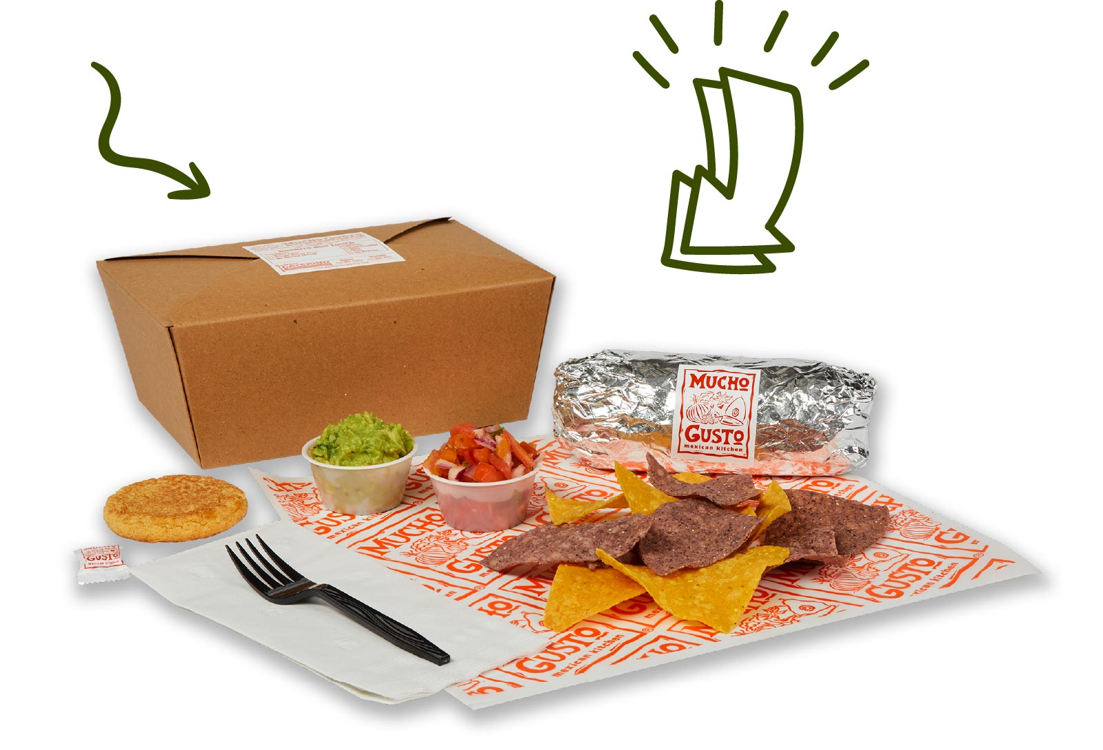 what a burrito box looks like